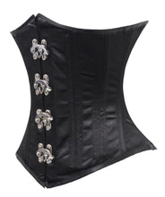 Load image into Gallery viewer, Heavy Duty 26 Double Steel Boned Waist Training Satin Underbust Tight Shaper Corset #8520-BT-MC-SA