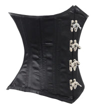 Load image into Gallery viewer, Heavy Duty 26 Double Steel Boned Waist Training Satin Underbust Tight Shaper Corset #8520-BT-MC-SA