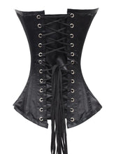 Load image into Gallery viewer, Heavy Duty 26 Double Steel Boned Waist Training Satin Underbust Tight Shaper Corset #8520-BT-MC-SA