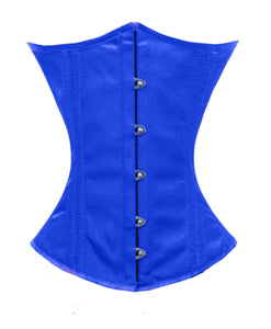 Heavy Duty 26 Double Steel Boned Waist Training Satin Underbust Tight Shaper Corset #8520-OT-SA