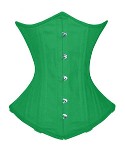 Heavy Duty 26 Double Steel Boned Waist Training Cotton Underbust Tight Shaper Corset #8520-TC2