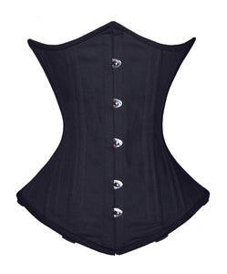 Heavy Duty 26 Double Steel Boned Waist Training Cotton Underbust Tight Shaper Corset #8520-TC2