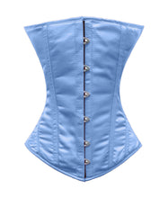 Load image into Gallery viewer, Heavy Duty 26 Double Steel Boned Waist Training Satin Underbust Tight Shaper Corset #8522-OT-SA