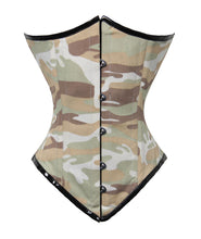 Load image into Gallery viewer, Heavy Duty 26 Double Steel Boned Waist Training Camouflage Underbust Tight Shaper Corset #8523-CAMO