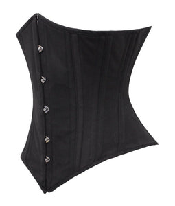 luvsecretlingerie Heavy Duty 26 Double Steel Boned Waist Training Cotton Underbust Tight Shaper Corset #8523-TC