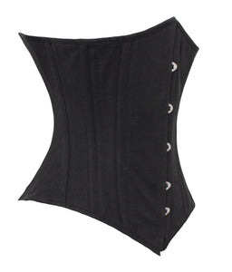 luvsecretlingerie Heavy Duty 26 Double Steel Boned Waist Training Cotton Underbust Tight Shaper Corset #8523-TC