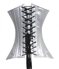 Load image into Gallery viewer, 26 Double Steel Boned Waist Training Faux Leather Underbust Tight Shaper Corset #8523-JT157-FL