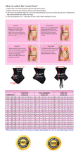 Load image into Gallery viewer, 26 Double Steel Boned Waist Training Cotton Normal Torso Underbust Shaper Corset #8525-S-B-TC