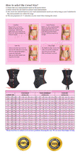 Load image into Gallery viewer, Heavy Duty 26 Double Steel Boned Waist Training Satin Underbust Tight Shaper Corset #8525-A-BT-SA