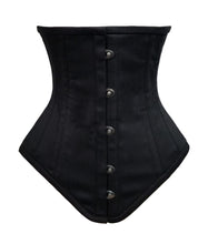 Load image into Gallery viewer, 26 Double Steel Boned Waist Training Cotton Normal Torso Underbust Shaper Corset #8525-S-B-TC