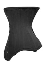 Load image into Gallery viewer, Heavy Duty 26 Double Steel Boned Waist Training Cotton Long Torso Underbust Shaper Corset #8525-B-TC