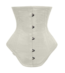 Luvsecretlingerie Heavy Duty 26 Double Steel Boned Waist Training Cotton Underbust Shaper Corset