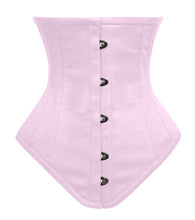 Load image into Gallery viewer, 26 Double Steel Boned Waist Training Cotton Normal Torso Underbust Shaper Corset #8525-S-B-TC