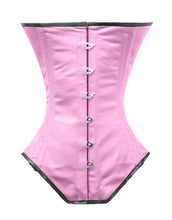 Load image into Gallery viewer, Heavy Duty 26 Double Steel Boned Waist Training Satin Underbust Tight Shaper Corset #8525-A-BT-SA