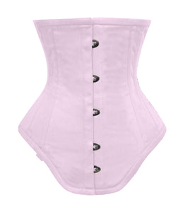 Luvsecretlingerie Heavy Duty 26 Double Steel Boned Waist Training Cotton Underbust Shaper Corset