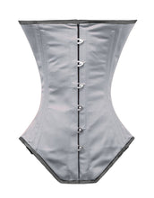 Load image into Gallery viewer, Heavy Duty 26 Double Steel Boned Waist Training Satin Underbust Tight Shaper Corset #8525-A-BT-SA