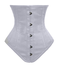 Load image into Gallery viewer, 26 Double Steel Boned Waist Training Cotton Normal Torso Underbust Shaper Corset #8525-S-B-TC