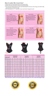 Heavy Duty 26 Double Steel Boned Waist Training Cotton Overbust Tight Shaper Corset #8526-TC