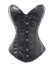 Load image into Gallery viewer, Heavy Duty 26 Double Steel Boned Waist Training Faux Leather Overbust Tight Shaper Corset #8526-FL