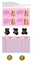 Load image into Gallery viewer, Heavy Duty 26 Double SteelBoned Waist Training Cotton Normal Torso Underbust Shaper Corset 8540-S-TC