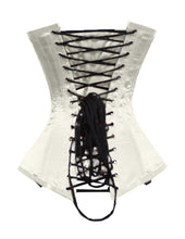 Load image into Gallery viewer, 26 Double Steel Boned Waist Training Tight Lacing Satin Underbust Shaper Corset #8540-OT-SA
