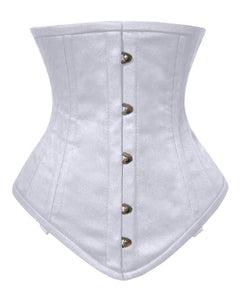 Heavy Duty 26 Double SteelBoned Waist Training Cotton Normal Torso Underbust Shaper Corset 8540-S-TC