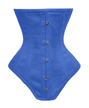 Load image into Gallery viewer, 26 Double Steel Boned Waist Training Cotton Normal Torso Underbust Shaper Corset #8551-S-TC