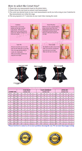 Luvsecretlingerie Heavy Duty 26 Double Steel Boned Waist Training Cotton Underbust Shaper Corset