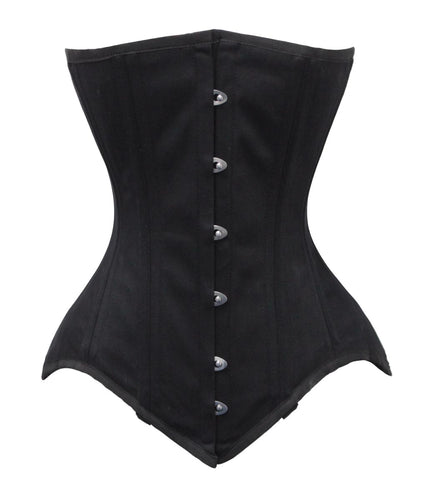 Heavy Duty 26 Double Steel Boned Waist Training Cotton Underbust Corset #8552-TC1