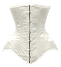 Load image into Gallery viewer, 26 Double Steel Boned Waist Training Tight Lacing Satin Underbust Shaper Corset #8552-OT-SA
