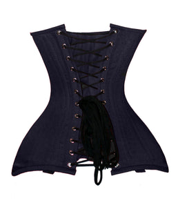 Heavy Duty 26 Double Steel Boned Waist Training Cotton Underbust Corset #8552-TC2