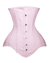 Load image into Gallery viewer, Heavy Duty 26 Double Steel Boned Waist Training Cotton Underbust Corset #8552-TC2