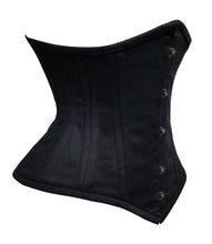 Load image into Gallery viewer, 26 Double Steel Boned Waist Training Cotton Normal Torso Underbust Shaper Corset #8553-S-TC