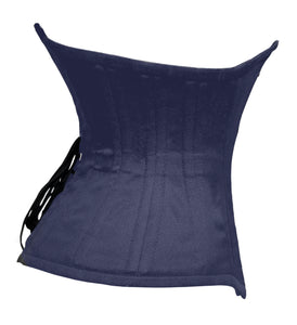 26 Double Steel Boned Waist Training Cotton Normal Torso Underbust Shaper Corset #8553-S-TC