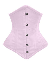 Load image into Gallery viewer, 26 Double Steel Boned Waist Training Cotton Normal Torso Underbust Shaper Corset #8553-S-TC