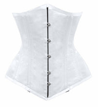 Load image into Gallery viewer, 26 Double Steel Boned Waist Training SATIN Longline Underbust Tight Shaper Corset #8553-OT-SA