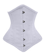 Load image into Gallery viewer, 26 Double Steel Boned Waist Training Cotton Normal Torso Underbust Shaper Corset #8553-S-TC