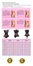 Load image into Gallery viewer, Heavy Duty 26 Double SteelBoned Waist Training Cotton Longline Overbust Tight Shaper Corset 8555-TC1