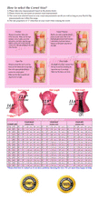 Load image into Gallery viewer, Heavy Duty 26 Double Steel Boned Waist Training BROCADE Overbust Tight Shaper Corset #8561-BRO