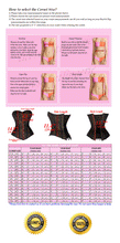 Load image into Gallery viewer, Heavy Duty 26 Double Steel Boned Waist Training Brocade Overbust Tight Shaper Corset #8562-A-BRO
