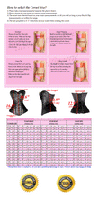 Load image into Gallery viewer, Heavy Duty 26 Double Steel Boned Waist Training Faux Leather Overbust Tight Shaper Corset #8565-FL