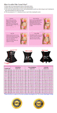 Load image into Gallery viewer, luvsecretlingerie Heavy Duty 26 Double Steel Boned Waist Training Cotton Underbust Tight Shaper Corset #8567-TC1