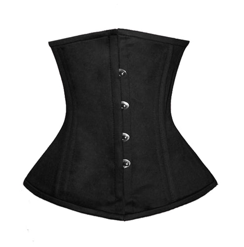 luvsecretlingerie Heavy Duty 26 Double Steel Boned Waist Training Cotton Underbust Tight Shaper Corset #8567-TC2