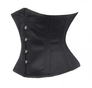 luvsecretlingerie Heavy Duty 26 Double Steel Boned Waist Training Cotton Underbust Tight Shaper Corset #8567-TC1