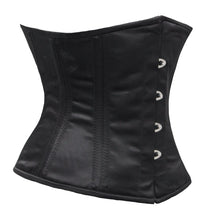 Load image into Gallery viewer, Heavy Duty 26 Double Steel Boned Waist Training Satin Underbust Tight Shaper Corset #8567-OT-SA