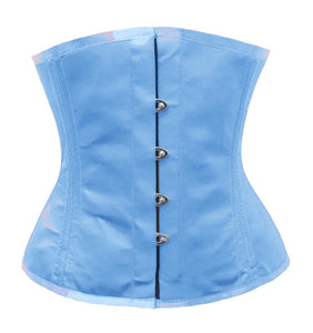 Heavy Duty 26 Double Steel Boned Waist Training Satin Underbust Tight Shaper Corset #8567-OT-SA