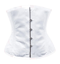 Load image into Gallery viewer, Heavy Duty 26 Double Steel Boned Waist Training Satin Underbust Tight Shaper Corset #8567-OT-SA