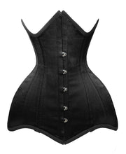 Load image into Gallery viewer, Heavy Duty 26 Double Steel Boned Waist Training Cotton Underbust Shaper Corset #8715-OT-TC