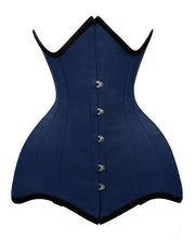 Load image into Gallery viewer, Heavy Duty 26 Double Steel Boned Waist Training Cotton Underbust Shaper Corset #8715-BT-TC