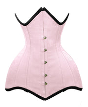 Load image into Gallery viewer, Heavy Duty 26 Double Steel Boned Waist Training Satin Underbust Tight Shaper Corset #8715-BT-SA